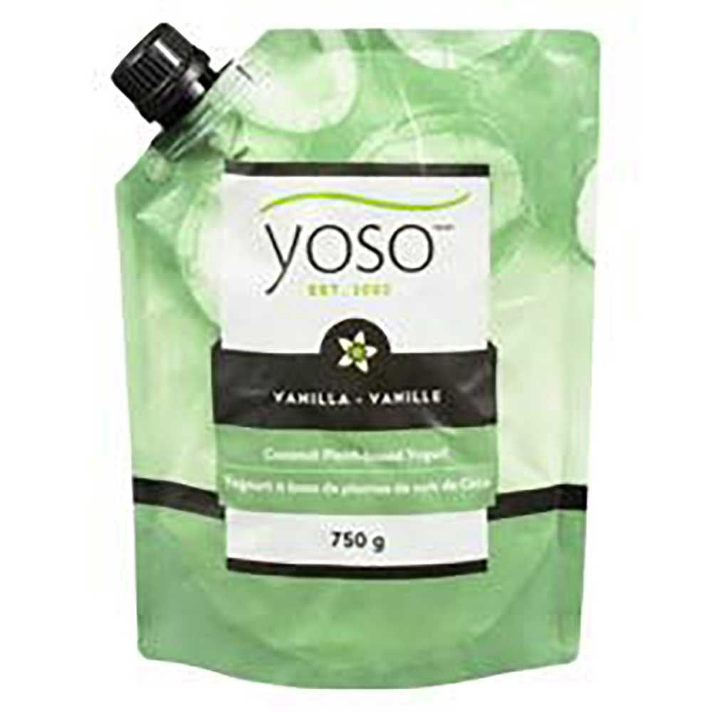Yoso Creamy Cultured Vanilla Coconut Plant Based Yogurt, 750 G -- 6 Per Case