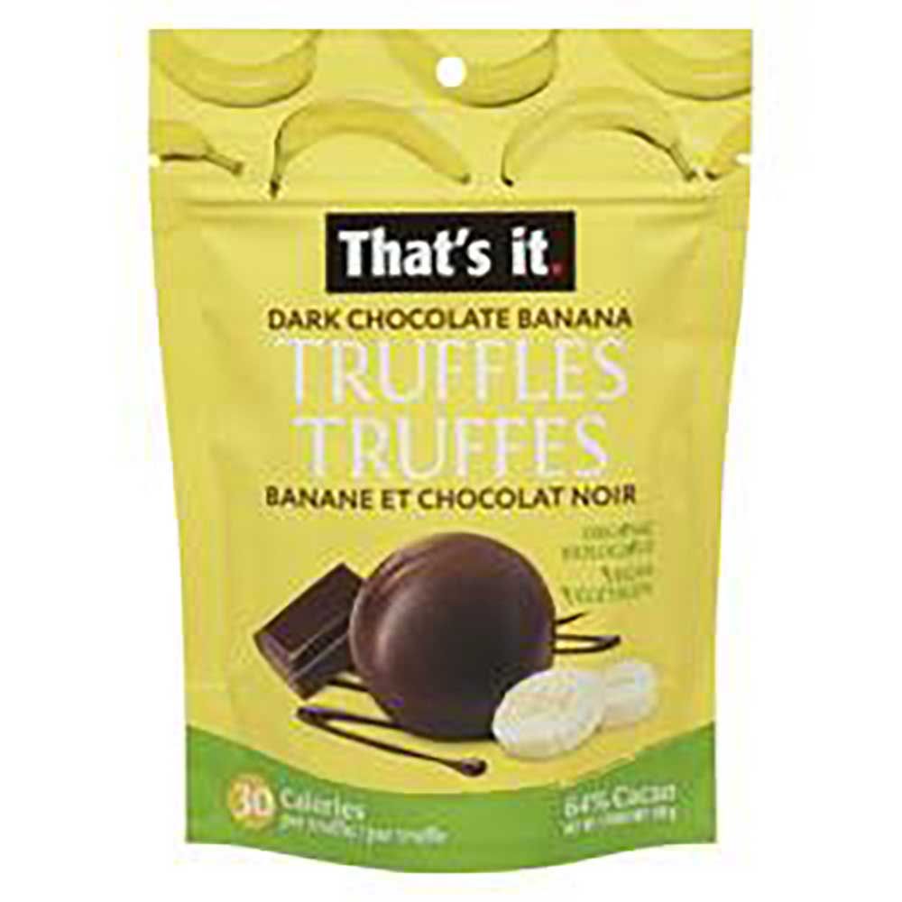 That's It. Organic Dark Chocolate Banana Truffles, 100 G -- 6 Per Case