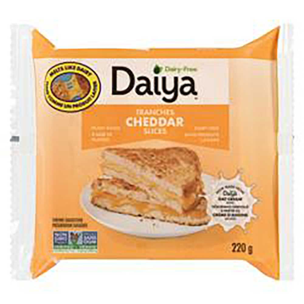 Daiya Tranches Au Cheddar, 220 G -- 8 Par Boîte