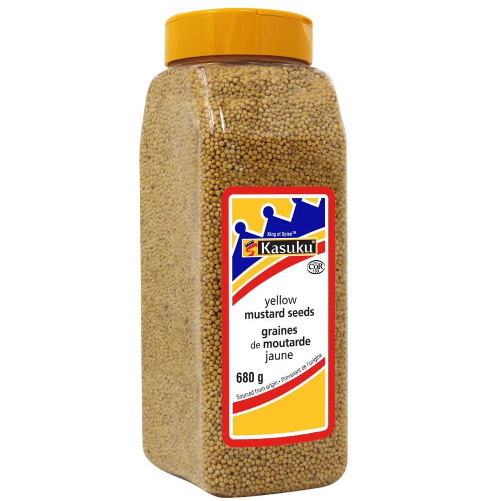 Kasuku Yellow Mustard Seeds, 680 G