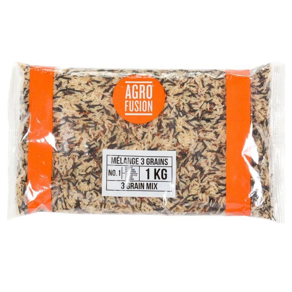 Agrofusion Mélange De Quinoa Sauvage Et De Riz Rouge Sans Allergènes, 1 Kg -- 6 Par Boîte