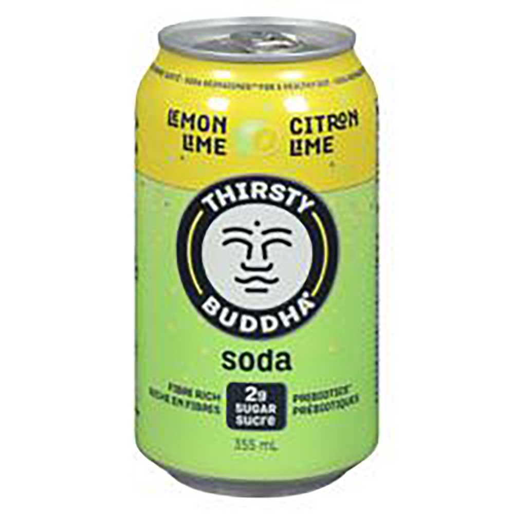 Thirsty Buddha Lemon Lime Soda, 355 Ml -- 12 Per Case