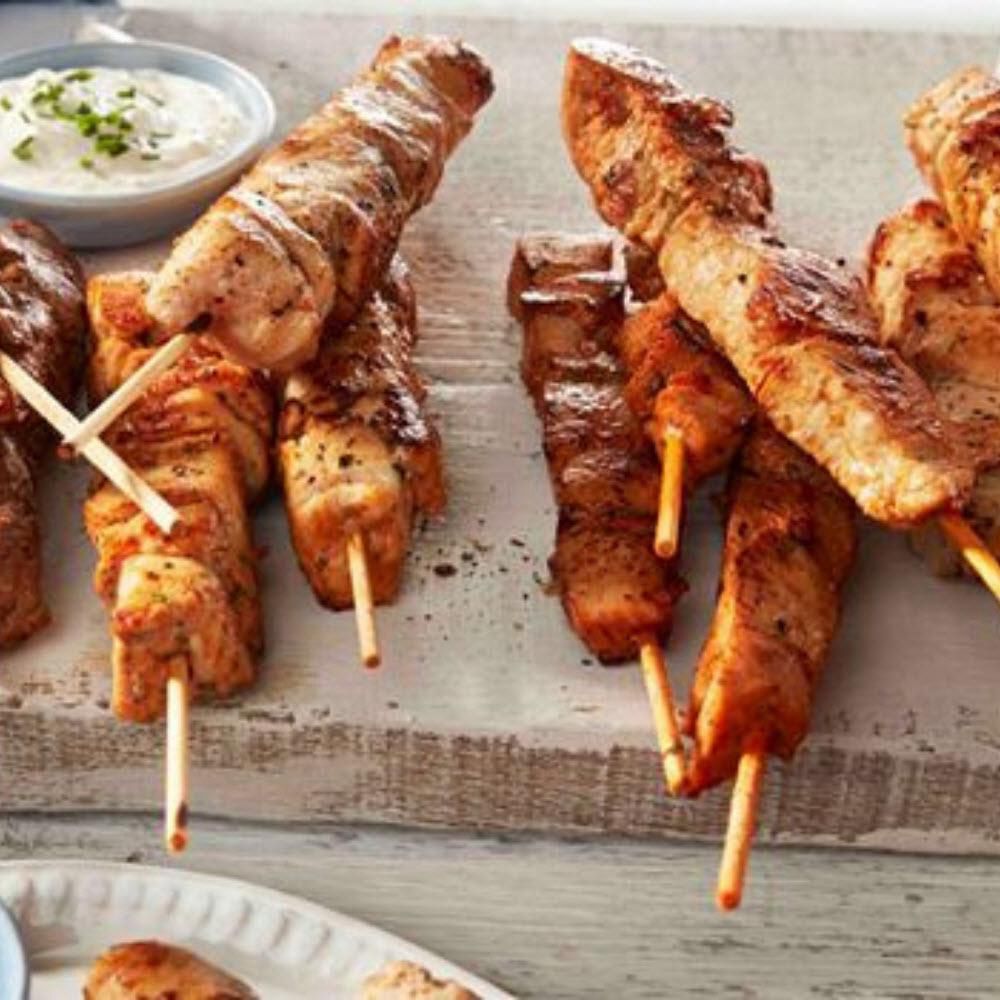 Skoulakis Seasoned Pork Souvlaki, 50 G -- 70 Per Case