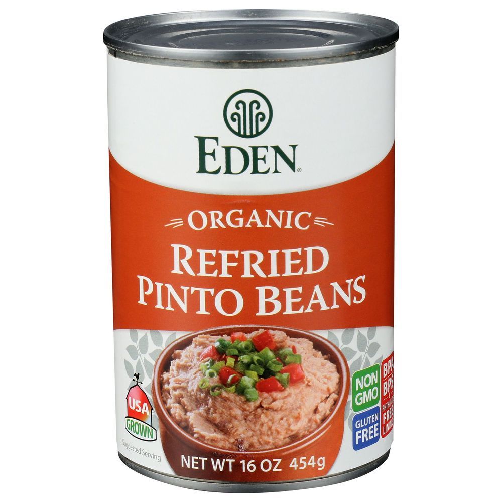 Eden Organic Refried Pinto Beans, 16 Ounce -- 12 Per Case