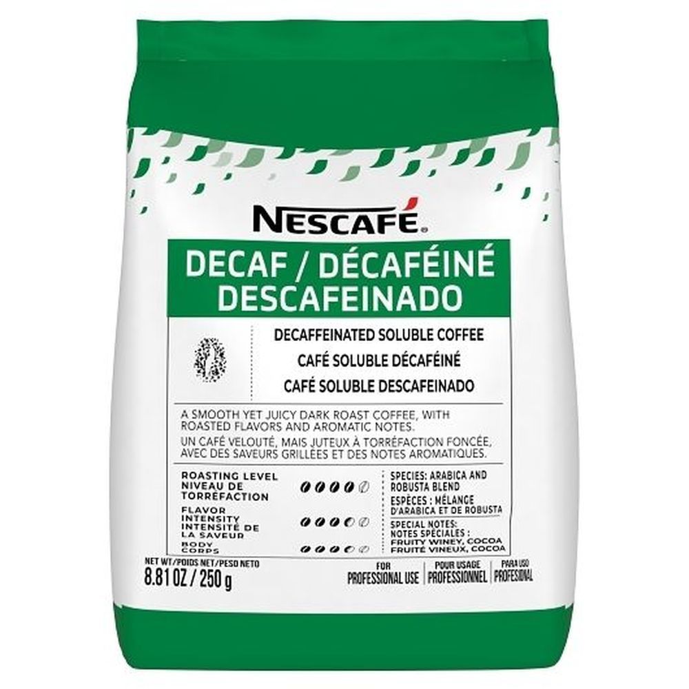 Nescafe Arabica Decaffeinated Coffee, 8.818 Ounce -- 4 Per Case
