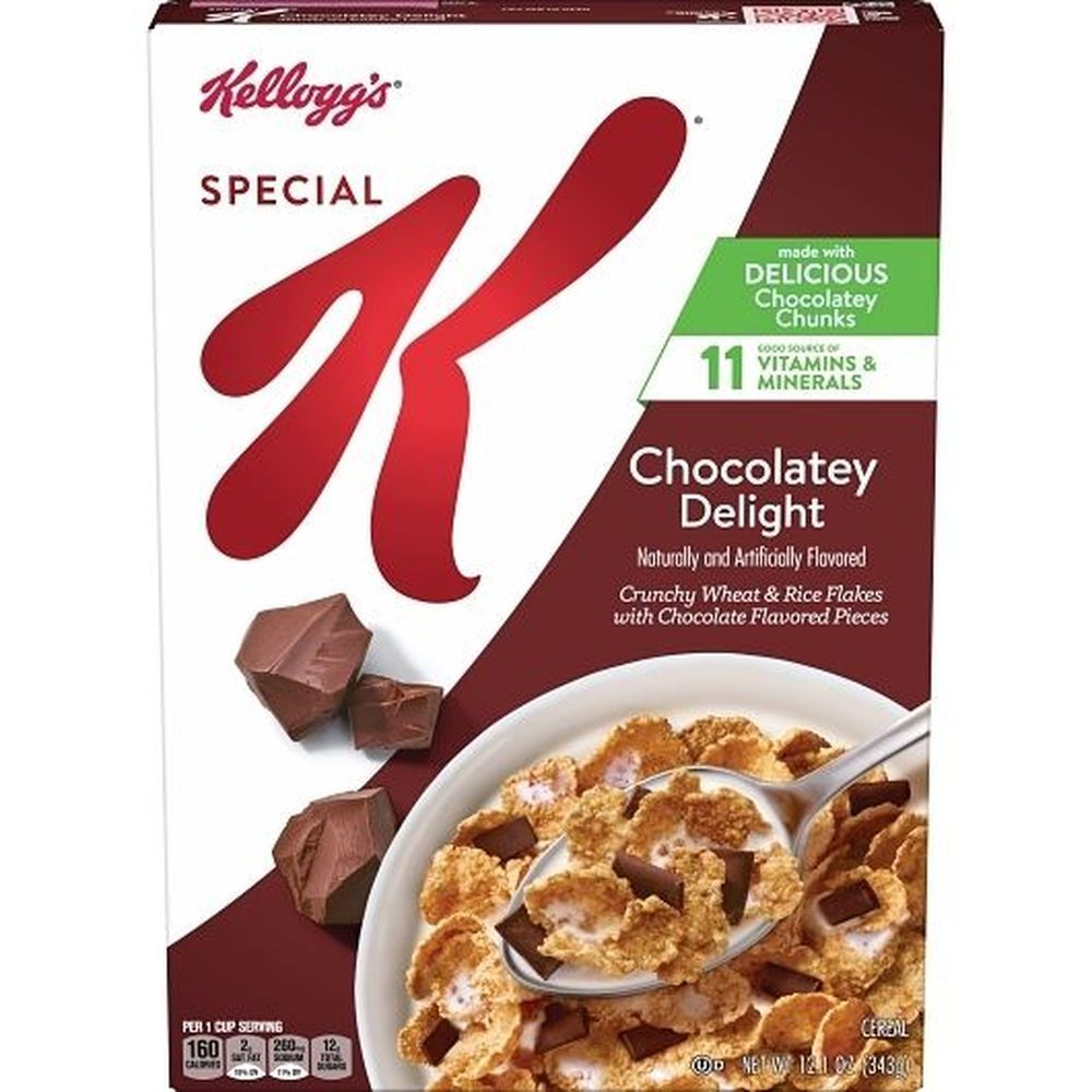 Special K Chocolate Delight Cereal, 12.1 Ounce -- 10 Per Case