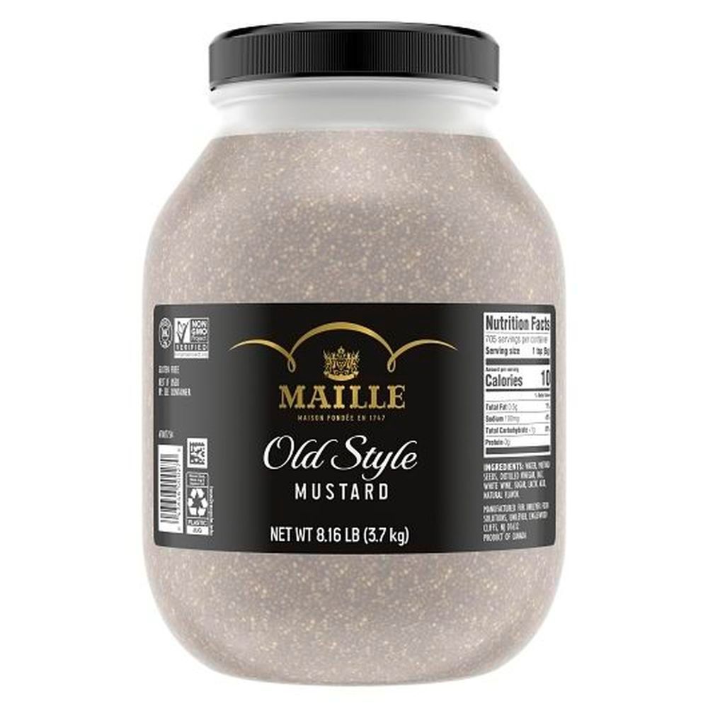 Maille Old Style Mustard Jar, 8.16 Pound -- 4 Per Case