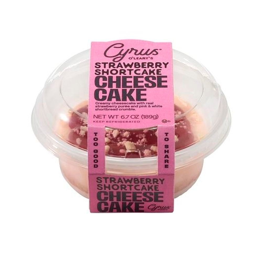 Cyrus O'leary's Mini Strawberry Shortcake Cheesecake, 0.42 Pound -- 8 Per Case