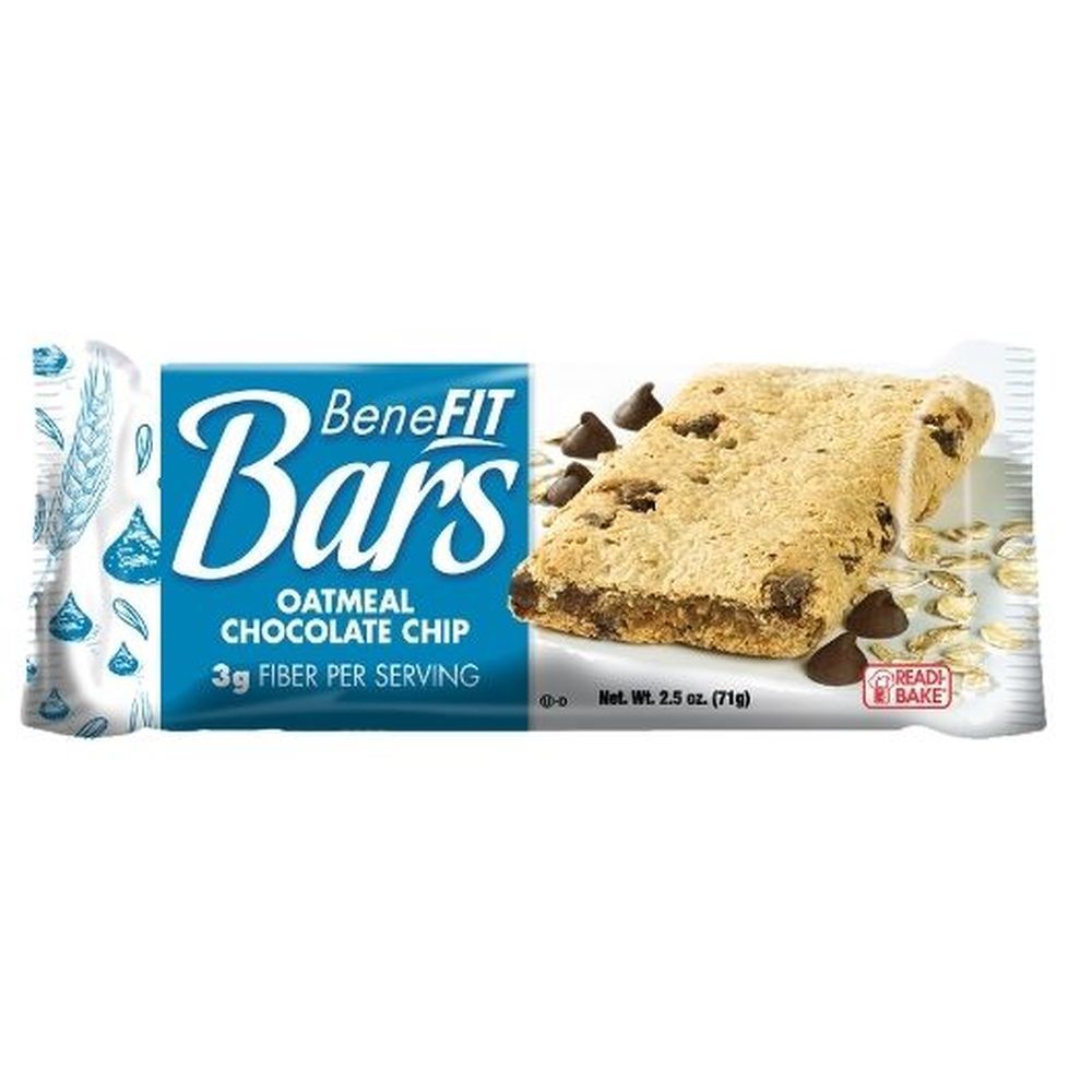 Readi-bake Benefit Oatmeal Chocolate Chip Bars, 2.5 Ounce -- 48 Per Case