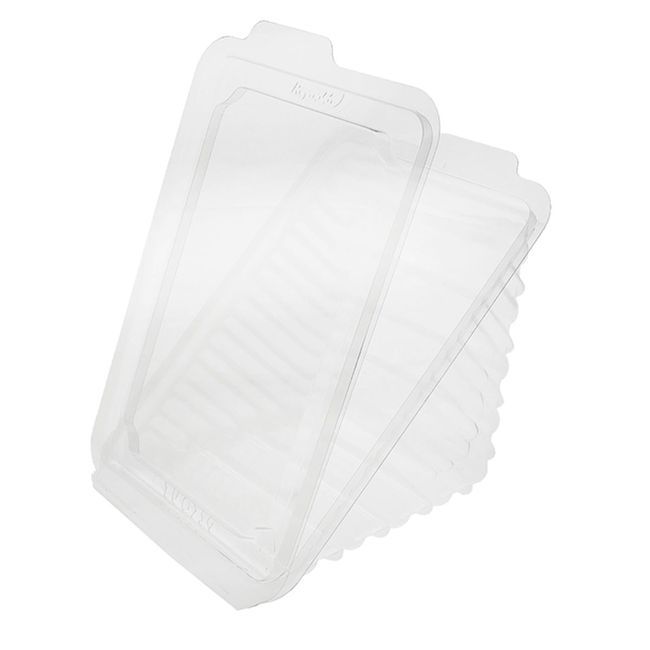 Pactiv Clear Pet Extra-wide Hinged Sandwich Wedge, 7.1 X 4.6 X 3.3 In -- 295 Per Case
