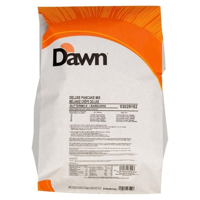 Dawn Foods Mélange Pour Crêpes Au Babeurre De Luxe, 20 Kg