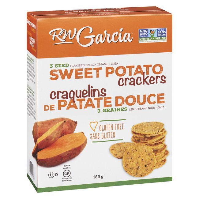 Rw Garcia Organic Sweet Potato Cracker, 180 G -- 6 Per Case