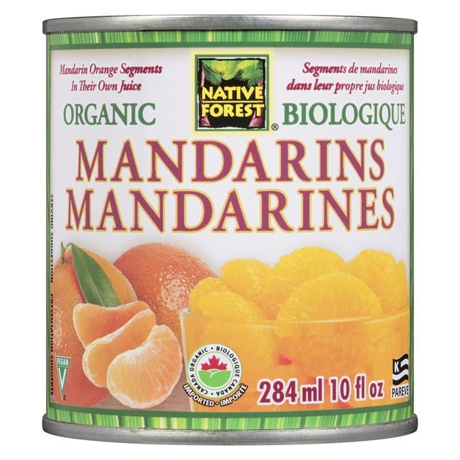 Native Forest Mandarines Biologiques, 284 Ml -- 6 Par Boîte
