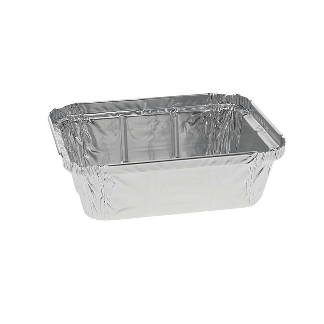 Pactiv Oblong Aluminum Container, 15.4 Oz Capacity -- 500 Per Case