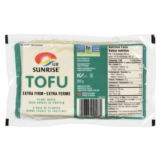 Sunrise Soya Foods Extra Firm Tofu, 350 G -- 12 Per Case