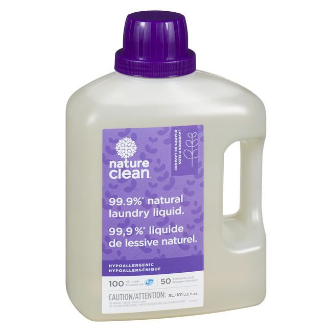 Nature Clean Détergent À Lessive Liquide À La Lavande, 3 L -- 4 Par Boîte