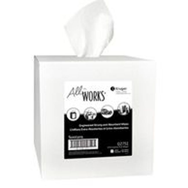 All Works Blue K70 Perforated Centre Pull Wiper, 13.5 X 12 In -- 600 Per Case