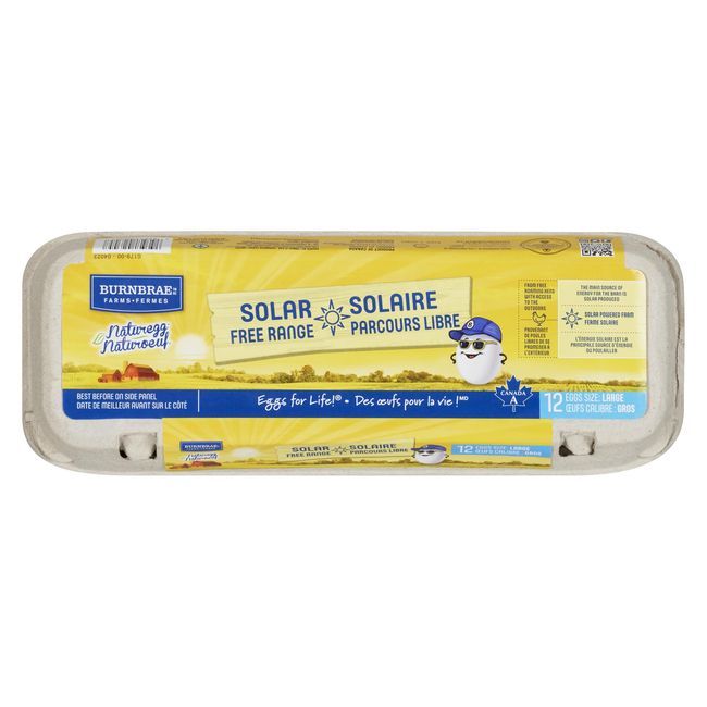 Burnbrae Farms Eggs2go Omega 3 Hard Boiled Eggs, 12 Count -- 15 Per Case