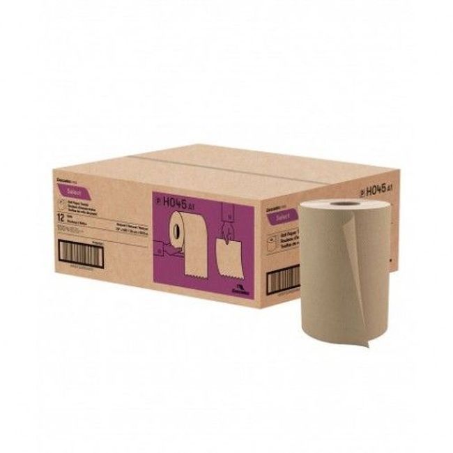 Cascades Essuie-tout En Rouleau Pro Select Natural 1 Épaisseur, 8 Po X 425 Pi -- 12 Par Boîte