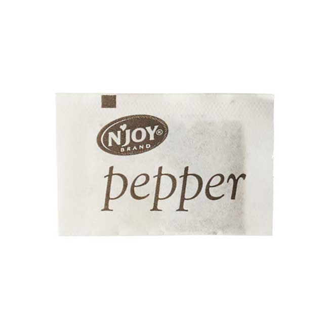 N'joy Pepper Packets, 0.1 G -- 6000 Per Case
