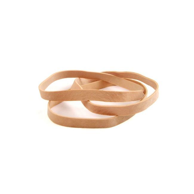 Dorfin Natural Rubber Band, 3 In X 1/8 In -- 25 Per Case