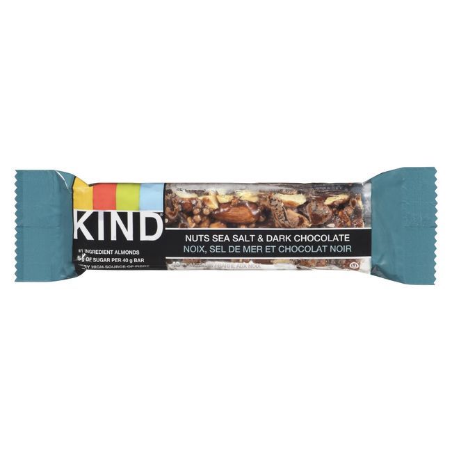 Kind Dark Chocolate Nuts And Sea Salt Bar, 40 G -- 12 Per Case