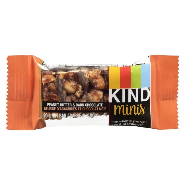 Kind Barre De 20 G Au Beurre De Cacahuète Et Au Chocolat Noir, 10 Unités -- 8 Par Boîte