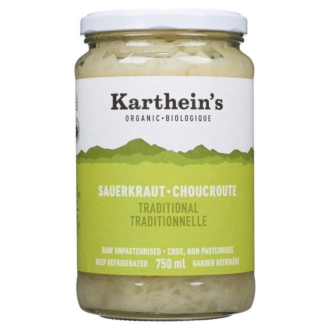 Karthein's Choucroute Traditionnelle Biologique, 750 Ml -- 12 Par Boîte