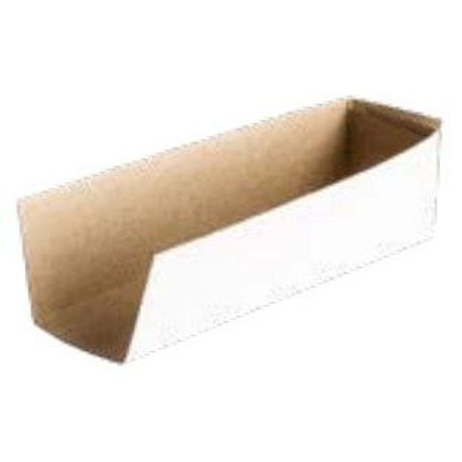 Graphic Packaging 5 In Paperboard White Hot Dog Tray, 2500 Count