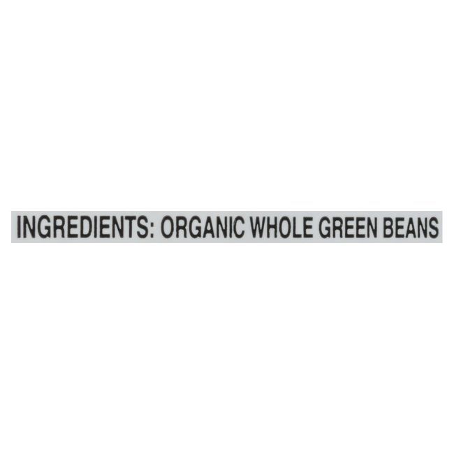 Green Organic Haricots Verts, 500 G -- 12 Par Boîte