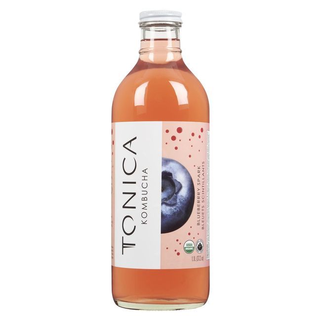 Tonica Blueberry Spark Kombucha, 1.1 L -- 6 Per Case