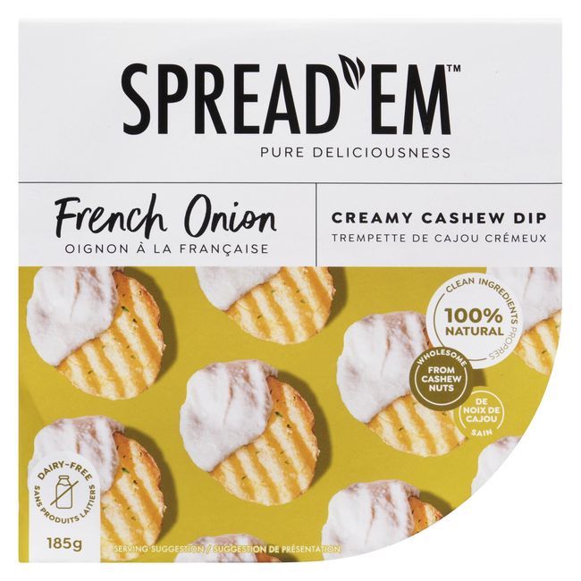 Spread'em Kitchen French Onion Dip Spread, 185 G -- 8 Per Case