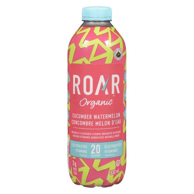 Roar Organic Cucumber Watermelon Hydration Drink, 532 Ml -- 12 Per Case