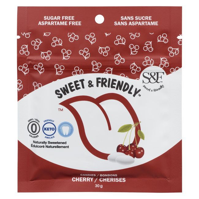Sweet And Friendly Cherry Candies, 30 G -- 10 Per Case