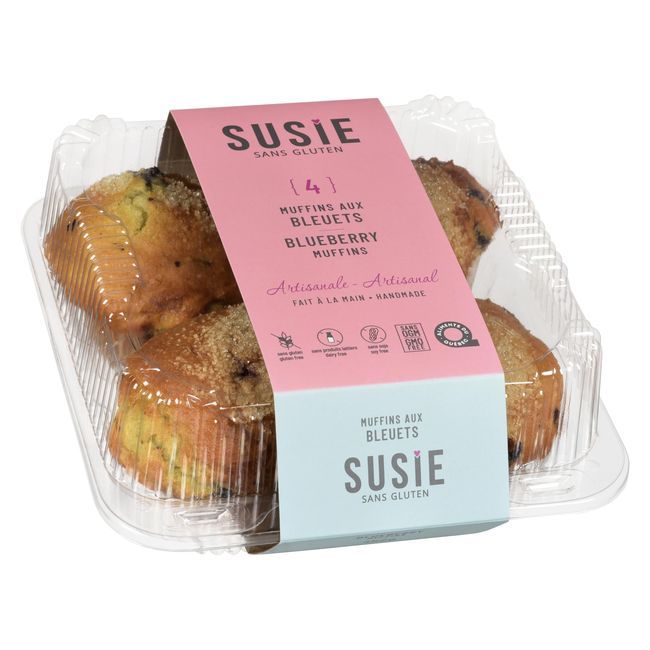 Susie Sans Gluten Blueberry Muffins, 452 G -- 9 Per Case