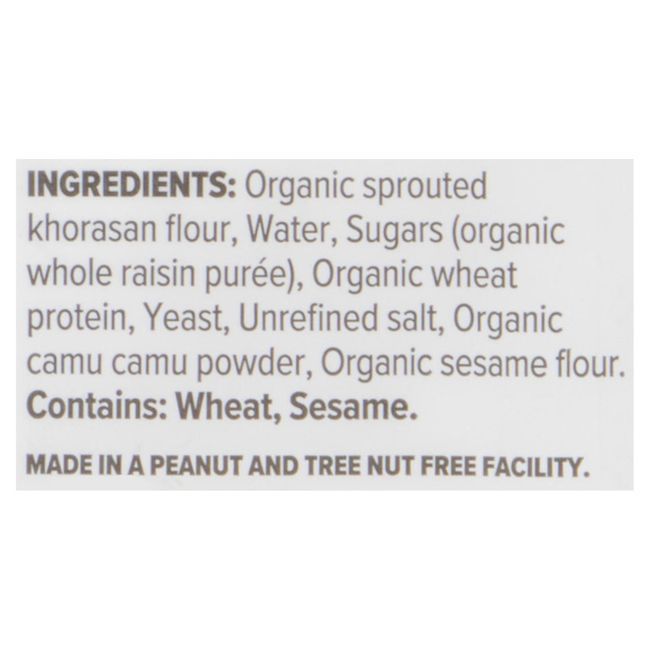 One Degree Organic Foods Ancient Whole Wheat Bread, 625 G -- 8 Per Case