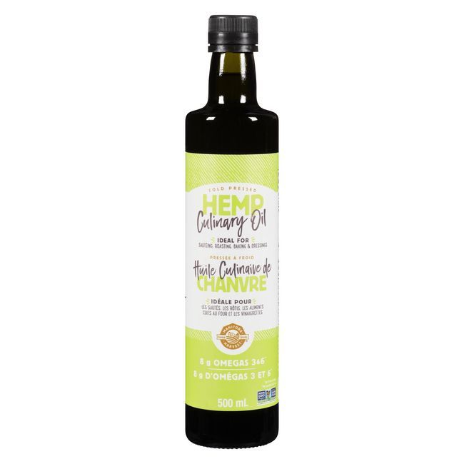 Manitoba Harvest Hemp Culinary Oil, 500 Ml -- 6 Per Case