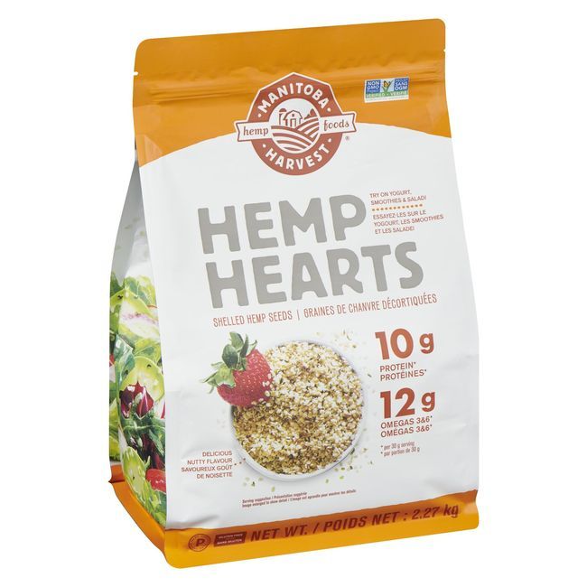Manitoba Harvest Hemp Hearts Shelled Hemp Seeds, 2.27 Kg