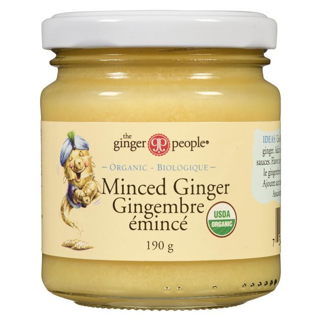The Ginger People Gingembre Haché Biologique, 190 G -- 12 Par Boîte