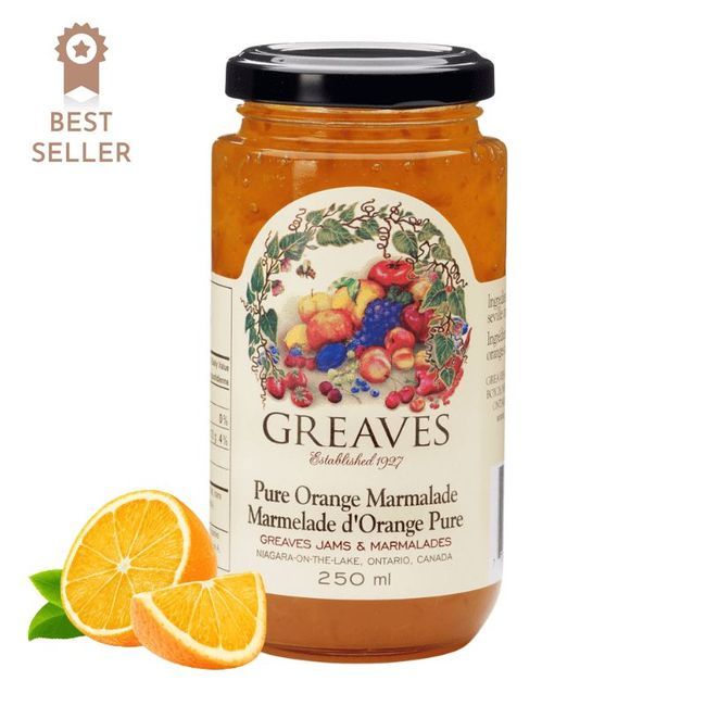 Greaves Orange Marmalade, 250 Ml -- 12 Per Case