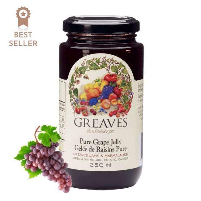 Greaves Gelée De Raisin Pure, 250 Ml -- 12 Par Boîte