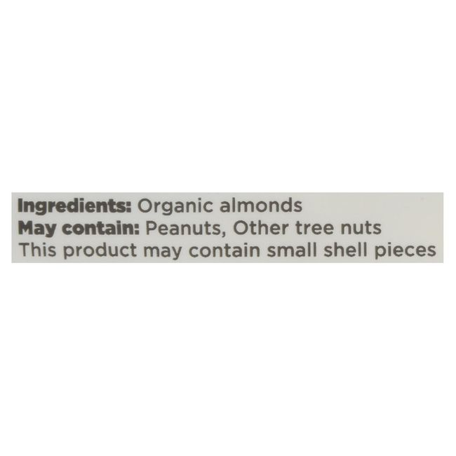 Elan Organic Raw Almonds, 200 G -- 8 Per Case