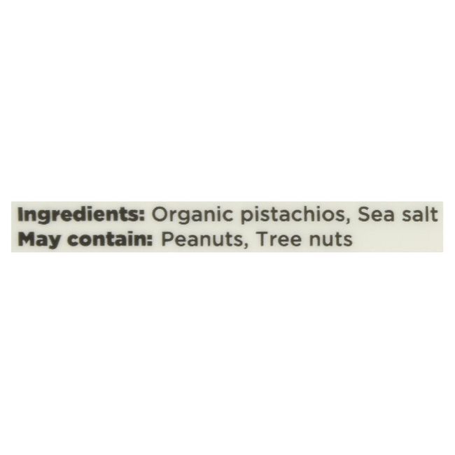 Elan Organic Sea Salted Pistachios, 145 G -- 8 Per Case