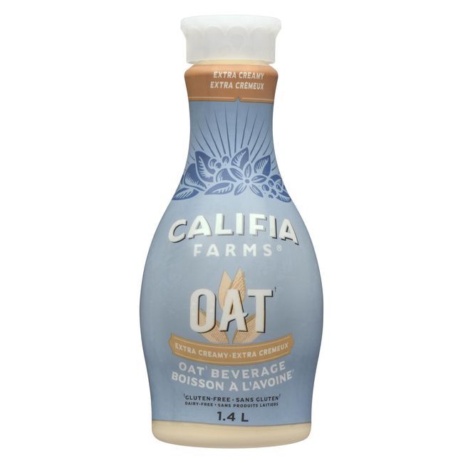 Califia Farms Unsweetened Oat Milk Beverage, 1.4 L -- 6 Per Case