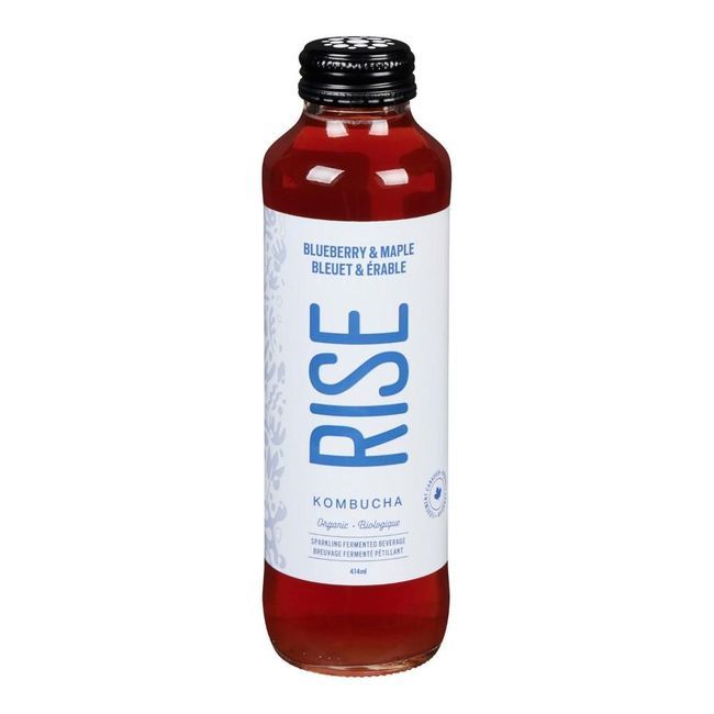 Rise Blueberry And Maple Kombucha, 414 Ml -- 12 Per Case