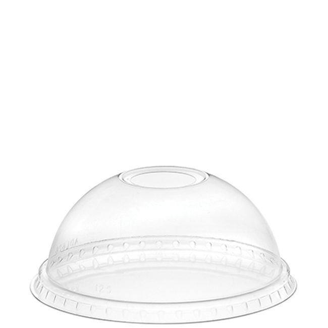 Amhil Pet Clear Dome Lid With Hole For 9/12/20 Oz Cup -- 1000 Per Case