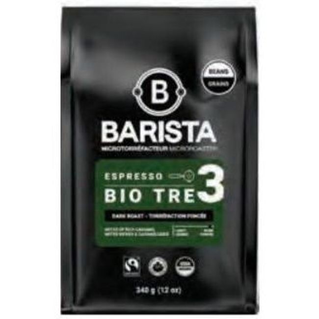 Barista Bio Tre Espresso Ground Coffee, 340 G -- 6 Per Case