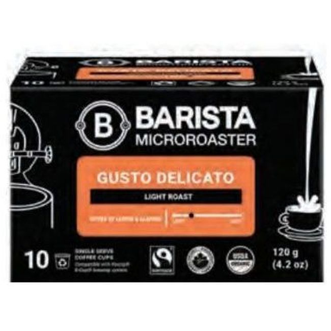 Barista Gusto Delicato Light Fto Pods, 10 Count -- 6 Per Case