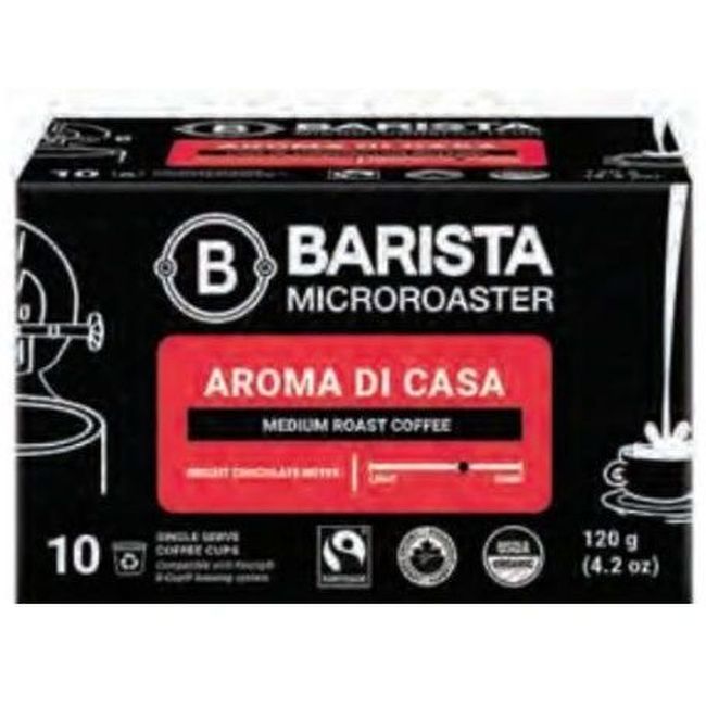 Barista Aroma Di Casa Medium Kcup Pod, 10 Count -- 6 Per Case