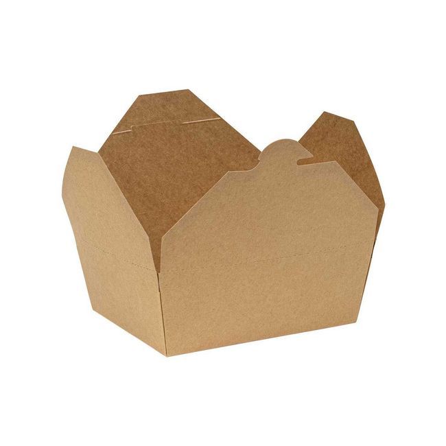 Inno-pak Kraft Number 8 Innobox Edge Paper Box, 29 Oz -- 130 Per Case